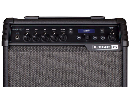 BEdienfront des Line 6 Spider V 30 Mk II Gitarrenverstärkers.