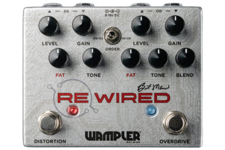 Bannerbild des Wampler Rewired Distortion-Pedals.