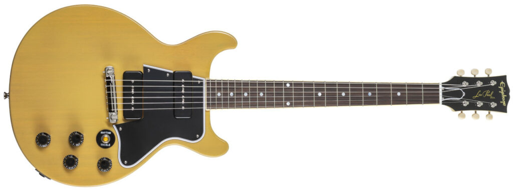 Epiphone 1960 Les Paul Special Double Cut Reissue TV Yellow E-Gitarre Epiphone 1960 Les Paul Special Double Cut Reissue TV Yellow