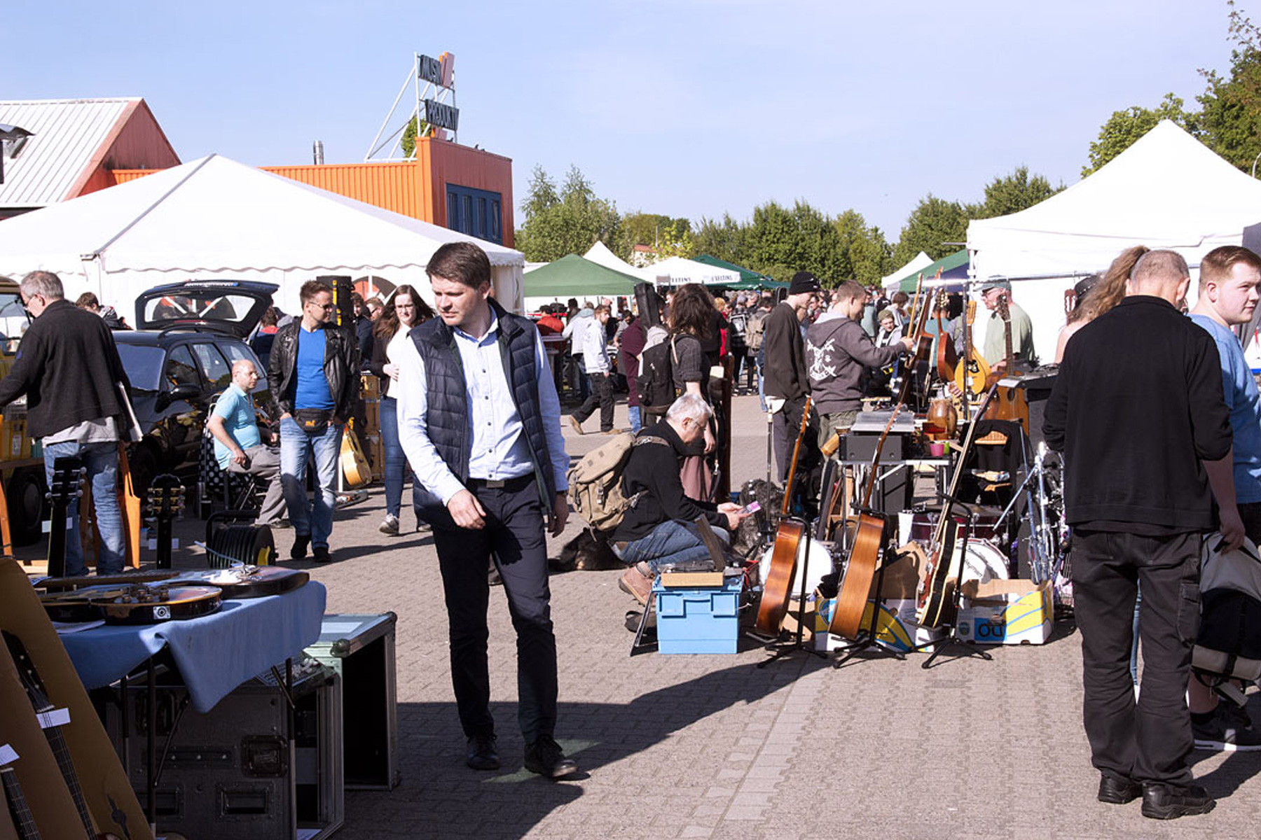 Beitragsbild zum Musikerflohmarkt 2025 bei Musik Produktiv.