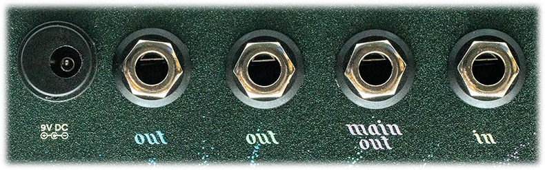 Anschlüsse des Old Blood Noise Endeavors Beam Splitter.