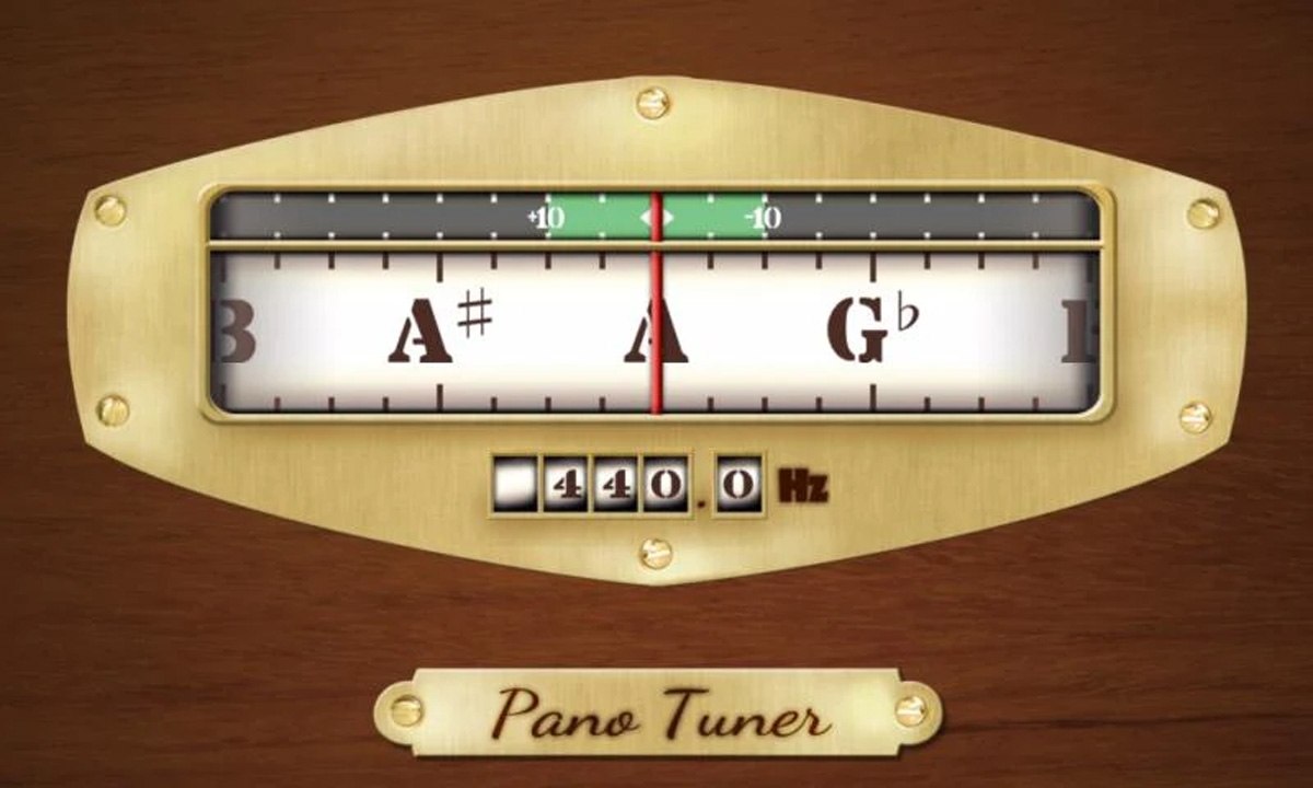 Oberfläche der Pano Tuner Smartphone-App.