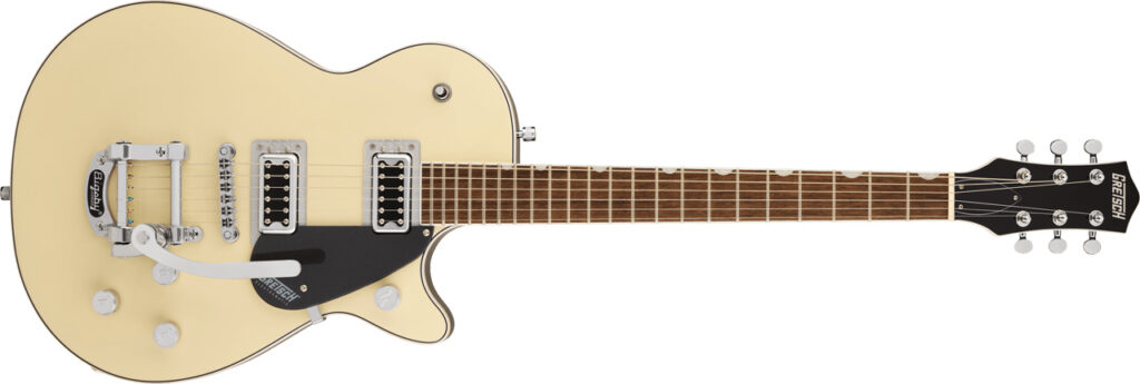 Produktbild der Gretsch G5230T Electromatic Jet FT Vintage White/London Grey.