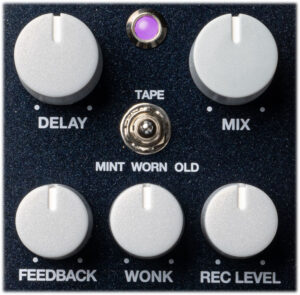 Bedienelemente des UAFX Orion Tape Echo.