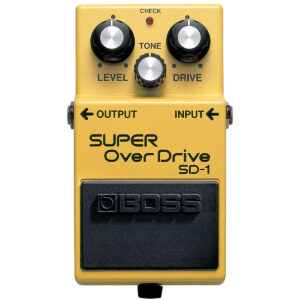 Boss SD-1 Super Overdrive Pedal Produktbild des Boss SD-1 Super Overdrive.