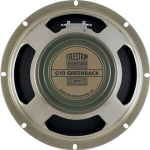 Celestion G10 Greenback 10" 8 Ohm Lautsprecher für Gitarrenbox Produktbild des Celestion G10 Greenback 10" 8 Ohm Lautsprechers von hinten.