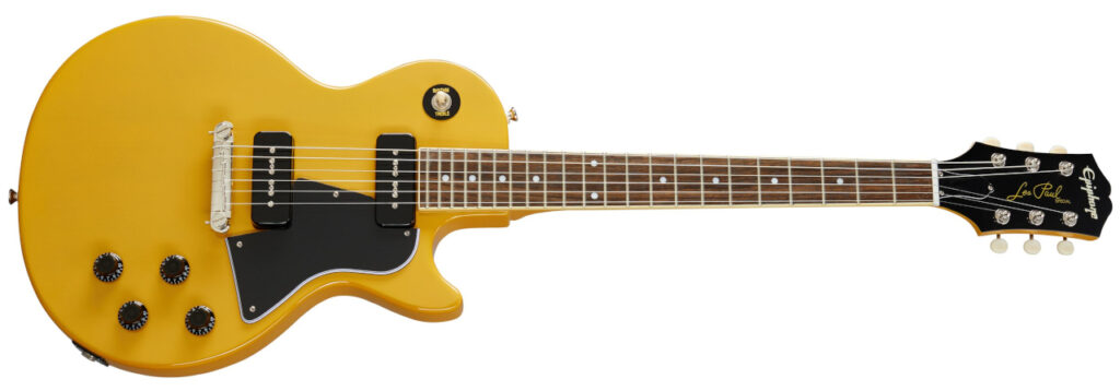Frontbild der Epiphone Les Paul Special TV Yellow E-Gitarre.