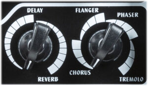 Effektsektion des Fame DC-15.