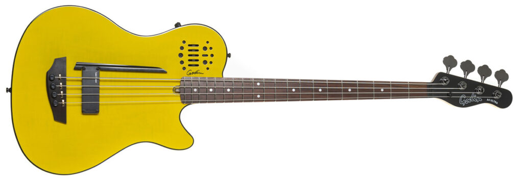 Frontbild des Godin A4 Ultra Rob Trujillo Bass.