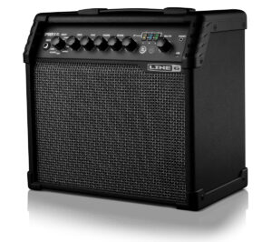Schrägansicht des Line 6 Spider V 20 MkII.