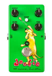 Frontbild des MXR Dookie Drive 30th Anniversary Special Edition Effektpedals