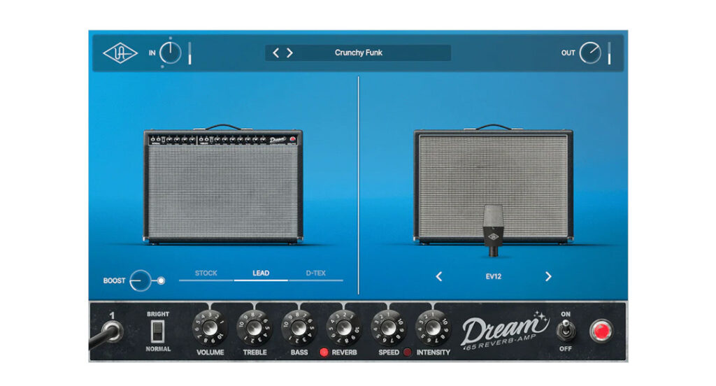 Universal Audio Dream 65 Plugin Screenshot Universal Audio Dream 65 Plugin Software