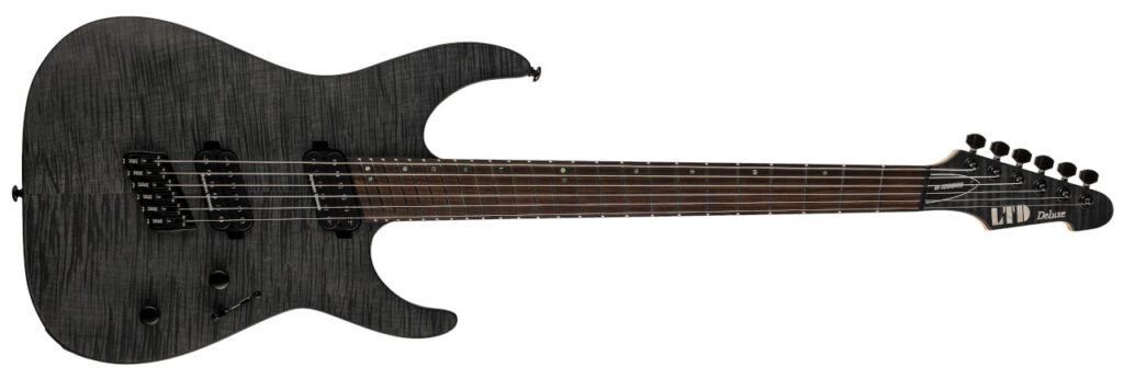 Produktbild der ESP LTD M-1000 Multi-Scale See Thru Black Satin E-Gitarre