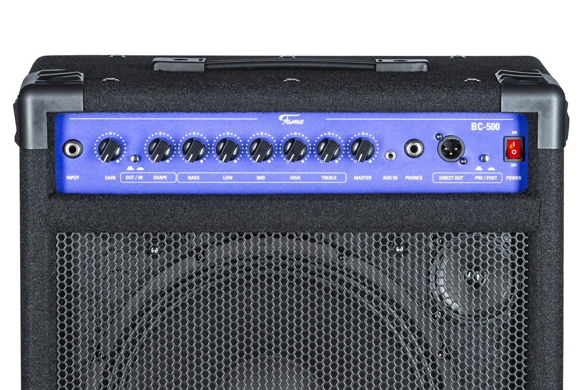 Bannerbild zu den Fame BC-100 und BC-500 Bass-Combos.