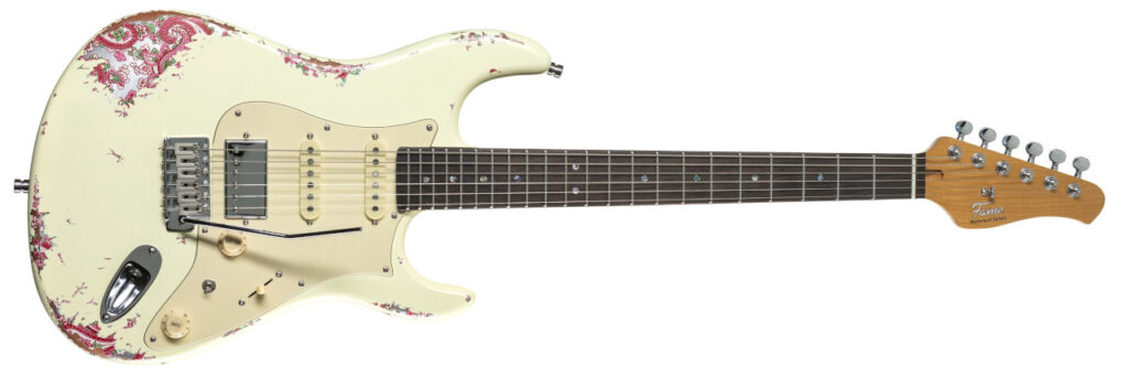 Produktbild der Cluster HSS RW Vanilla over Paisley E-Gitarre