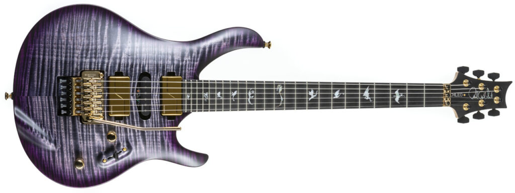 Produktbild der PRS Chleo Limited Edition Charcoal Purple Burst E-Gitarre
