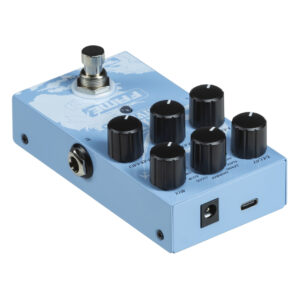 Fame Mini-Univer Multi-Reverb Effektpedal Produktfoto von hinten