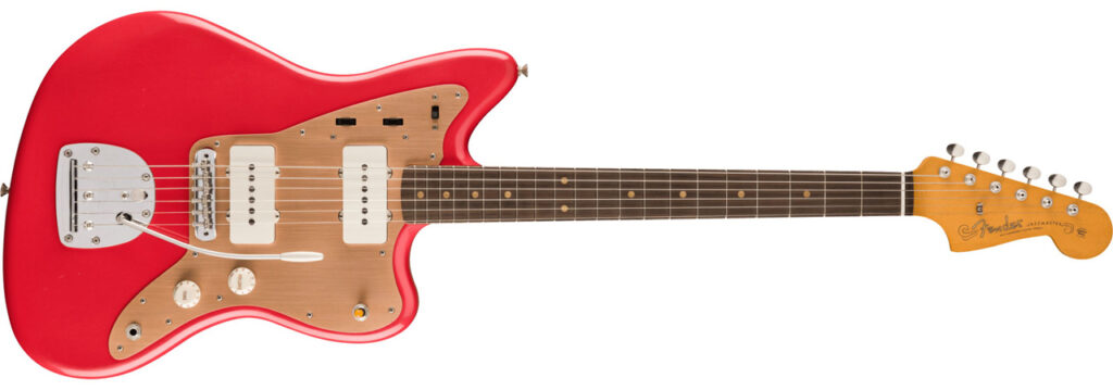 Fender Limited Edition Vintera II Road Worn '50s Jazzmaster RW in Fiesta Red.