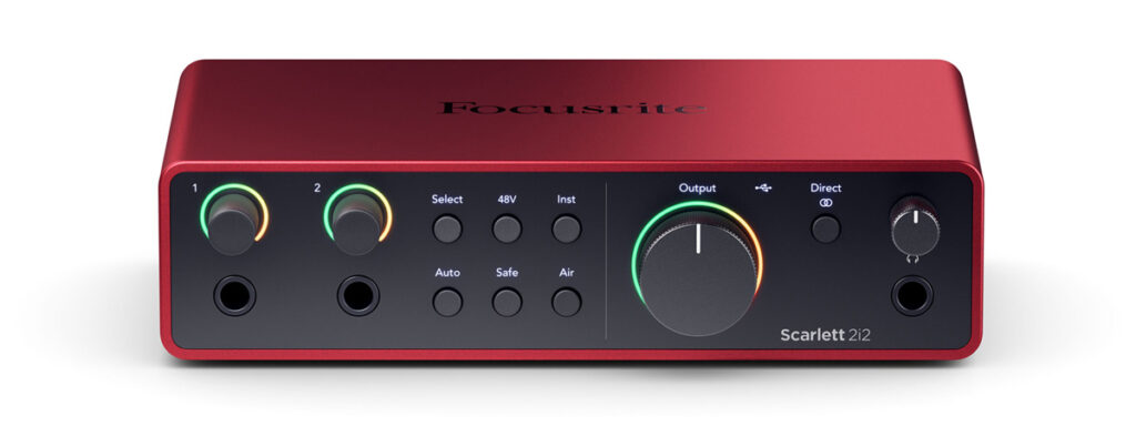 Scarlett 2i2 4th Gen Audio-Interface.