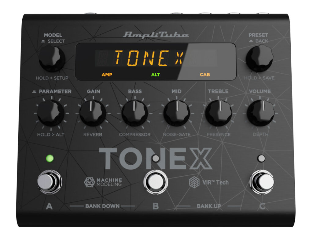 IK Multimedia ToneX Pedal Produktfoto des Pedals.
