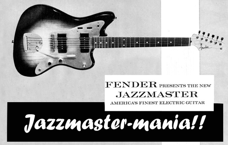 Vintage-Poster der Fender Jazzmaster.