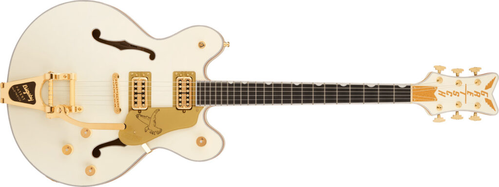 Gretsch LTD Falcon Center Block Double-Cut String-Thru Bigsby Vintage White