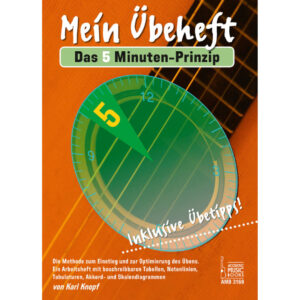 Mein Übeheft für Gitarre effektiv üben