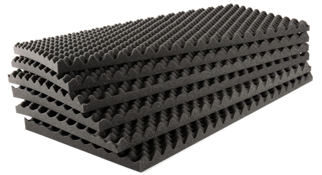 Noppenschaum-Absorber.