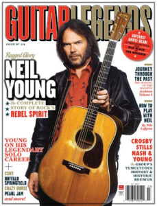 Neil Young auf dem Cover der Guitar Legends