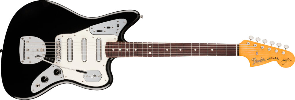 Limited Edition Johnny Marr Special Jaguar RW Black Fender Limited Edition Johnny Marr Special Jaguar RW Black Produktfoto frontal