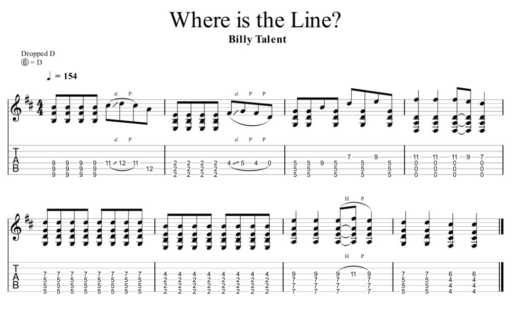 Where Is the Line? – Solo (Billy Talent II, 2006) Where Is the Line? – Solo (Billy Talent II, 2006)
