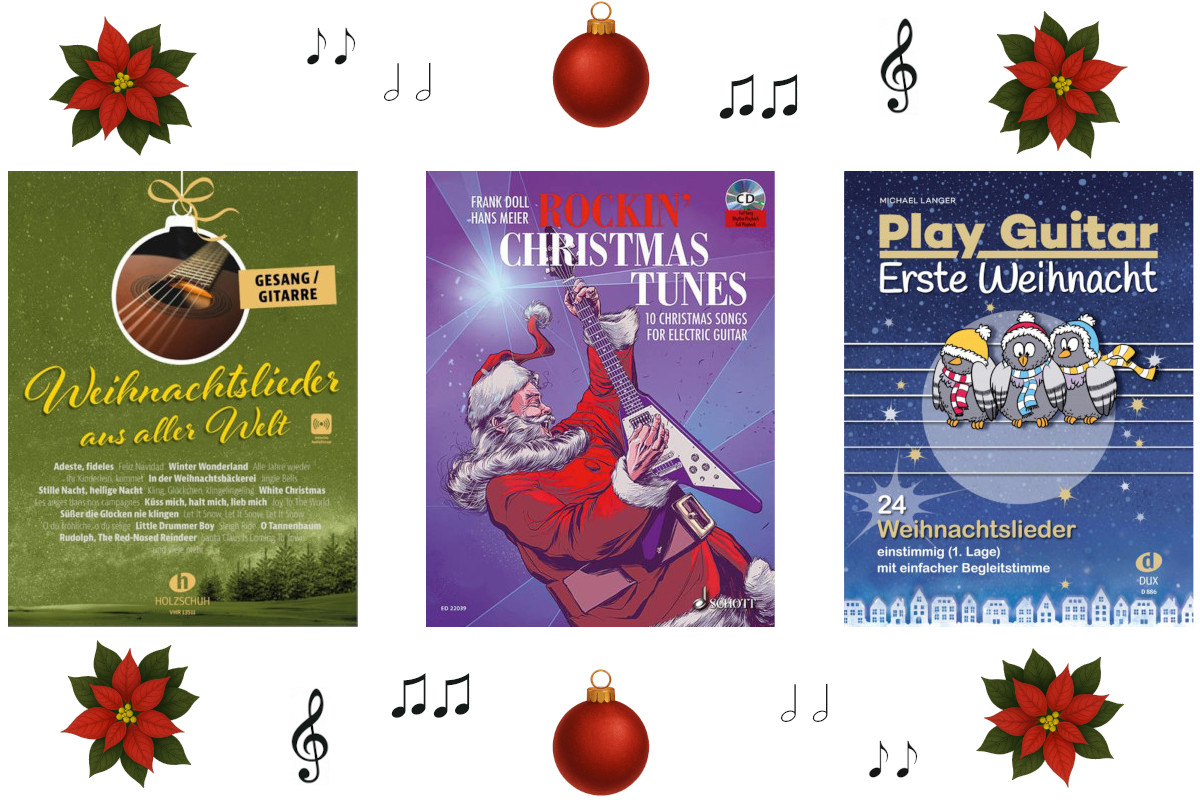 Weihnachtsnoten für Gitarre: dein Repertoire für die Feiertage