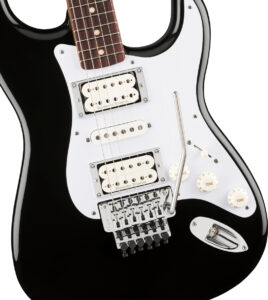 Dave Murray Stratocaster mt Floyd Rose FRT-O1000 Double Locking 2-Point Tremolo Korpus der Dave Murray mit Floyd Rose FRT-O1000 Double Locking 2-Point Tremolo