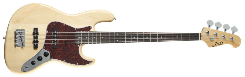 J & D JB II E-Bass Natural