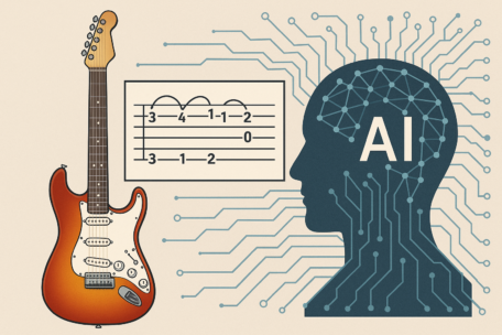 Mit der bildlichen Darstellung von Gitarren und Tabulatur hat KI noch so ihre Probleme, beim Sound wohl weniger.