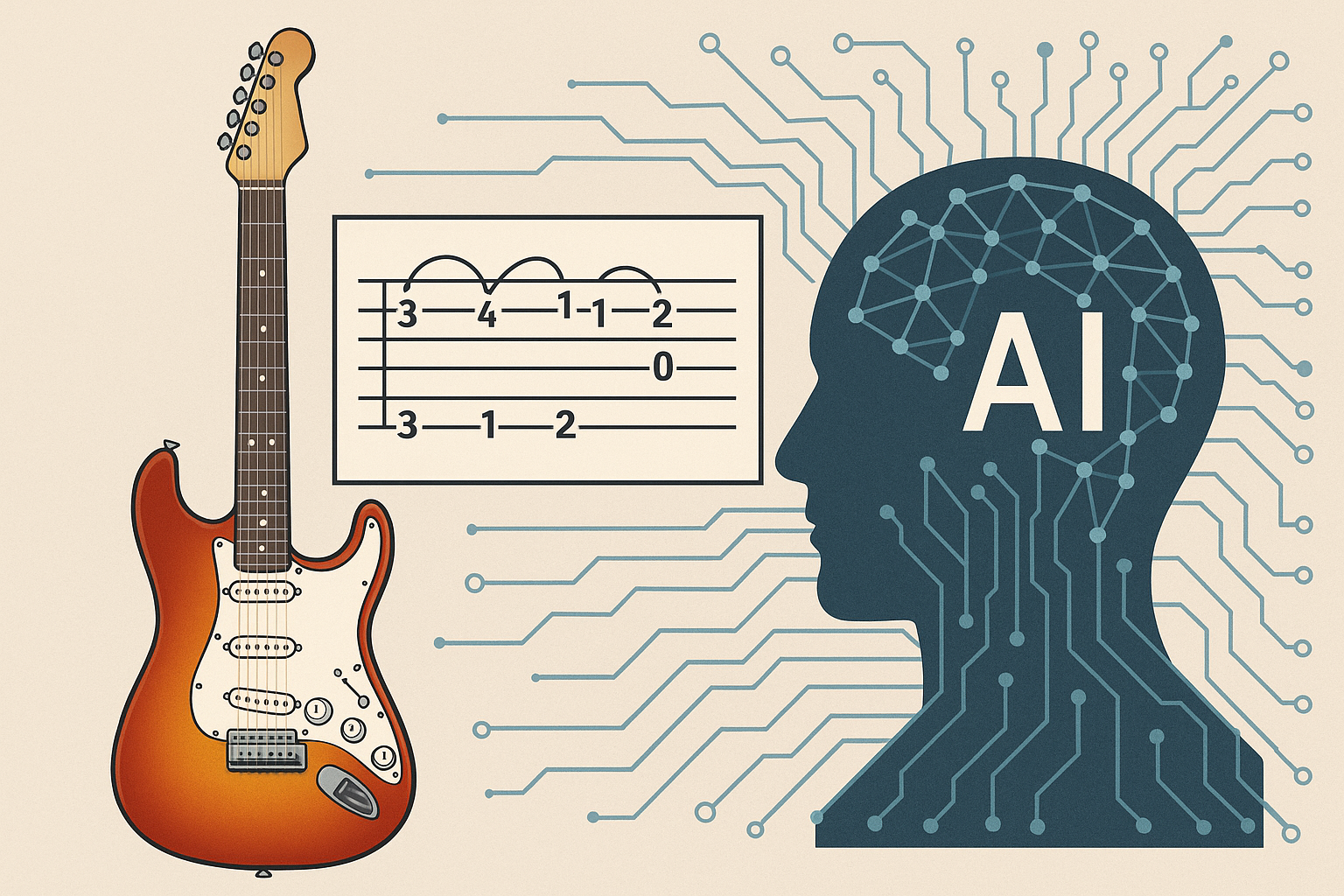 GuitarFlow: Wie KI künftig realistisch E-Gitarren imitieren soll
