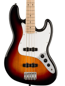 Korpus des Squier Affinity Jazz Bass in 3-Color-Sunburst.