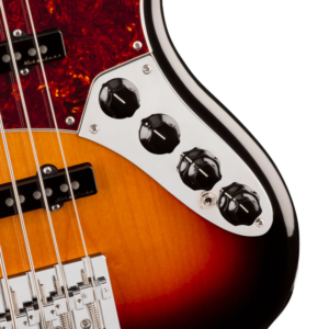 Regler-Layout des Fender Player II Jazz Bass. 