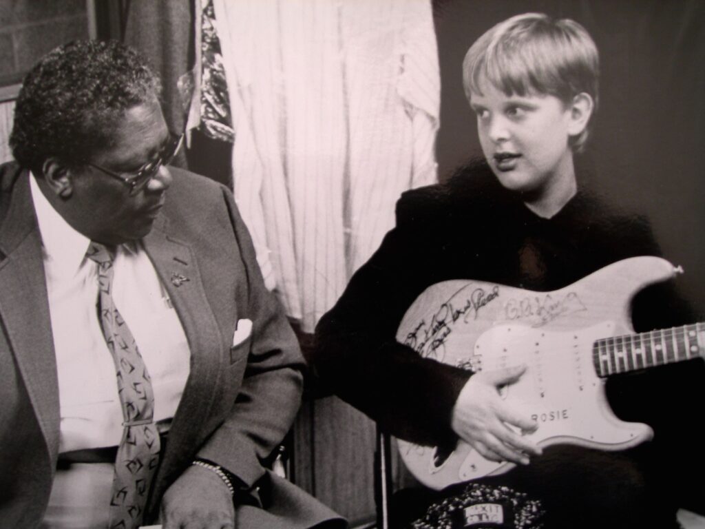 B.B. King & Joe Bonamassa Ende der 1980er Jahre. (Foto: Debra Bonamassa)