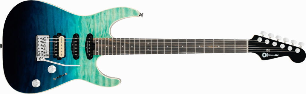 Charvel Pro-Mod Plus DK24 HSS 2PT E Blue Curaçao