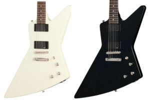 Epiphone Explorer 80s EMG in Classic White und Ebony.