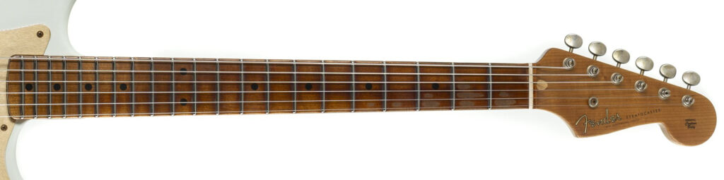 Fender Stratocaster Hals Fender Stratocaster Griffbrett eines Roasted Maple Neck.