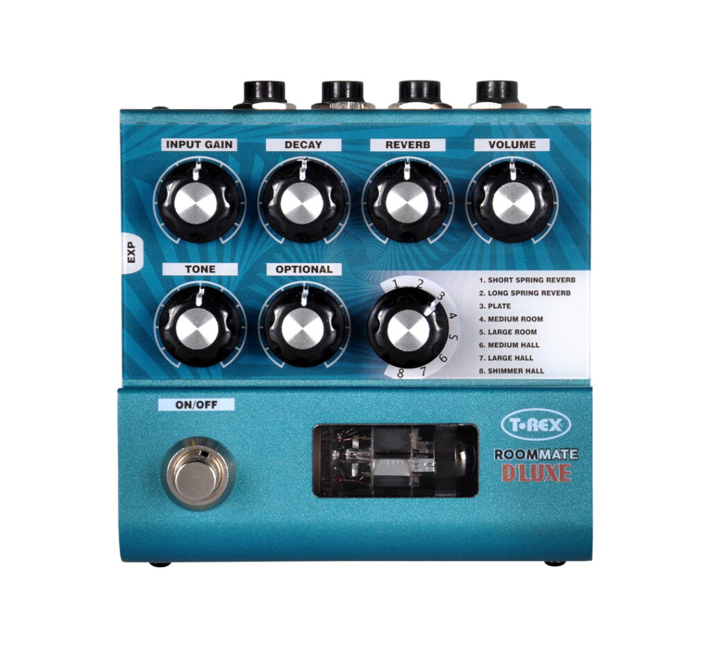 Frontales Produktbild des T-Rex RoomMate D'Luxe Reverb.