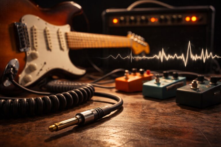 E-Gitarren-Setup (KI)