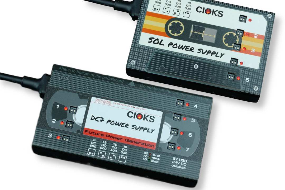 CIOKS Retro Series: Limitierte DC7 VHS & SOL Cassette Multinetzteile im 80er-Look