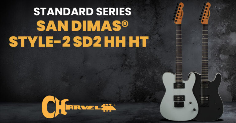Charvel Standard Series: San Dimas Style 2-DNA in Gloss Black und Satin Gray