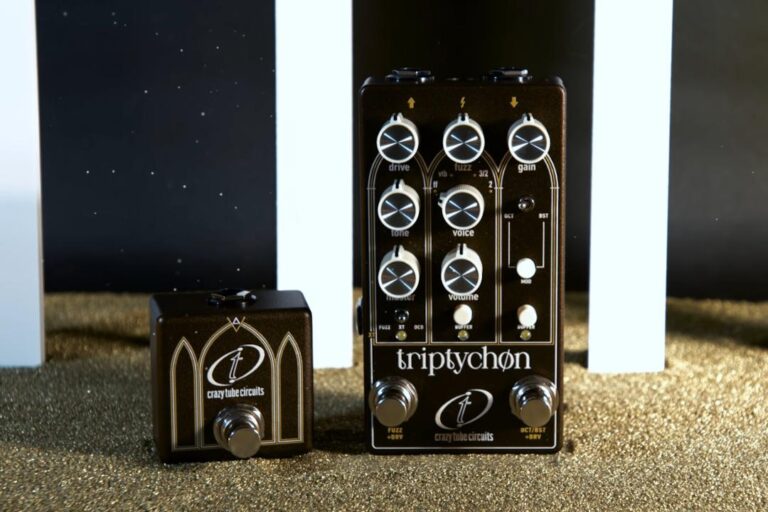 Crazy Tube Circuits Triptychon: 3-in-1 Fuzz, Overdrive & Treble-Boost/Octave