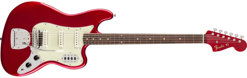 Fender Vintera III Early '60s Bass VI RW Candy Apple Red