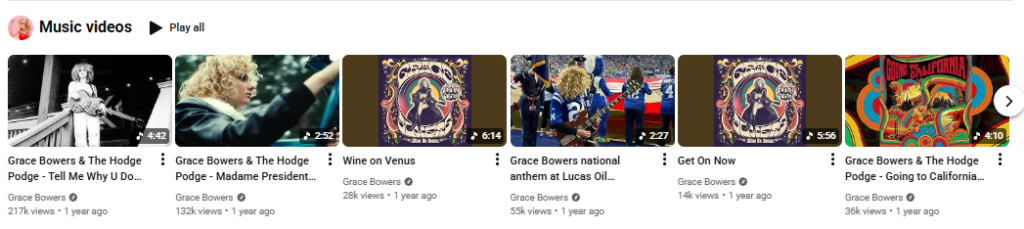 Alle Performance-Videos wurden entfernt. (Screenshot März '26)