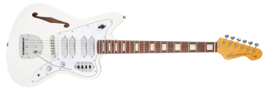 Vintage REVO VRS654MW Surfmaster Quad Metallic White